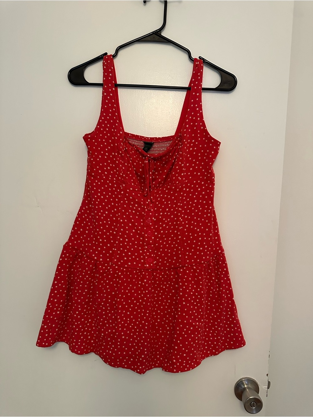 wild fable Red Polka Dot Tiered Sundress